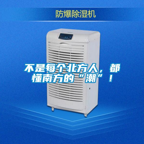 不是每個(gè)北方人，都懂南方的“潮”！