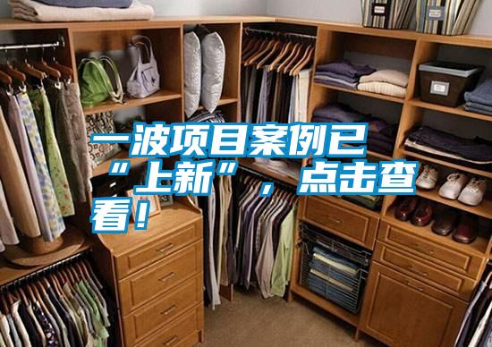 一波項(xiàng)目案例已“上新”,點(diǎn)擊查看!