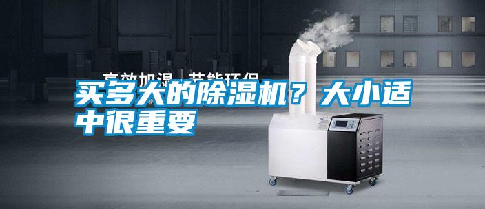 買多大的除濕機？大小適中很重要