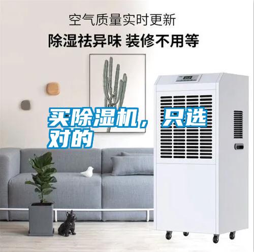 買除濕機，只選對的