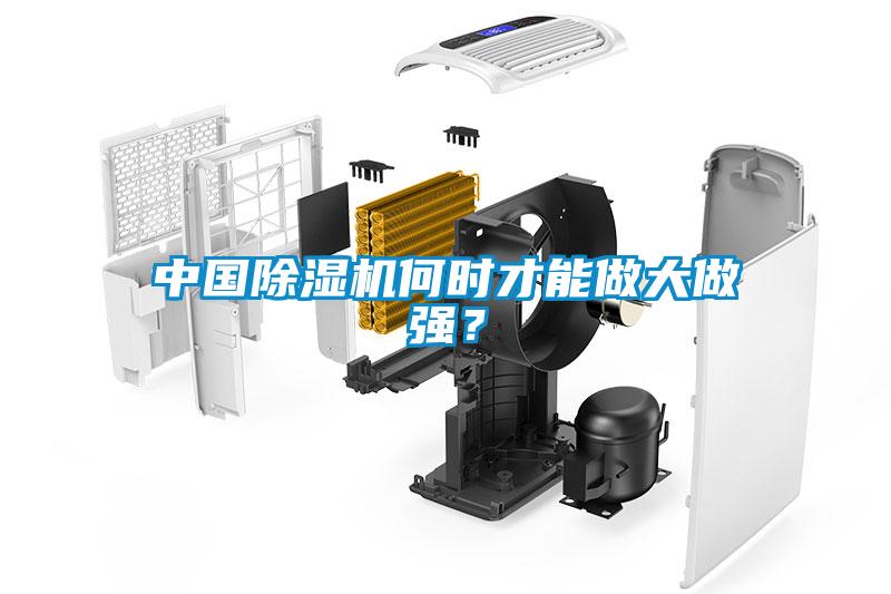 中國(guó)除濕機(jī)何時(shí)才能做大做強(qiáng)？