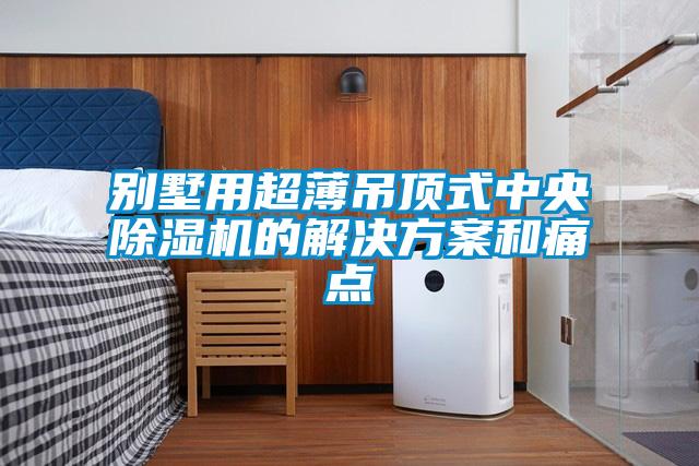 別墅用超薄吊頂式中央除濕機(jī)的解決方案和痛點(diǎn)