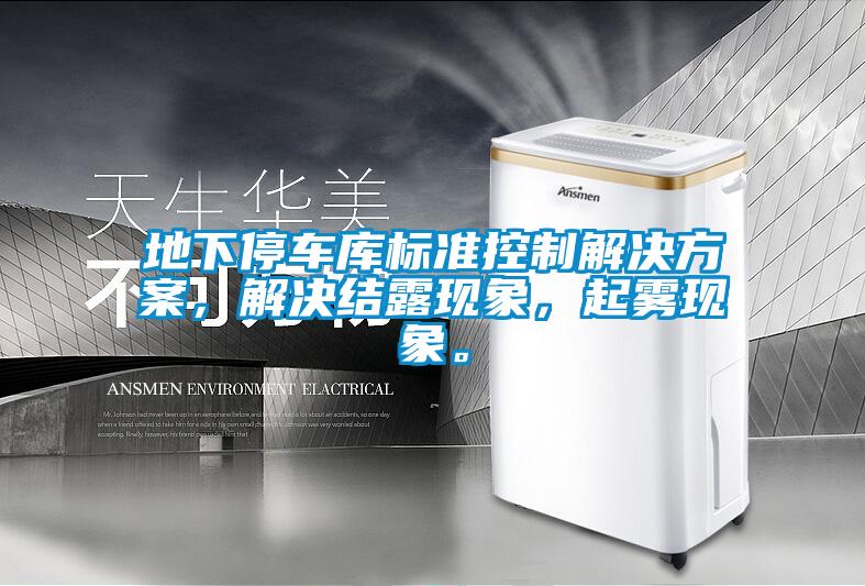 地下停車庫(kù)標(biāo)準(zhǔn)控制解決方案，解決結(jié)露現(xiàn)象，起霧現(xiàn)象。