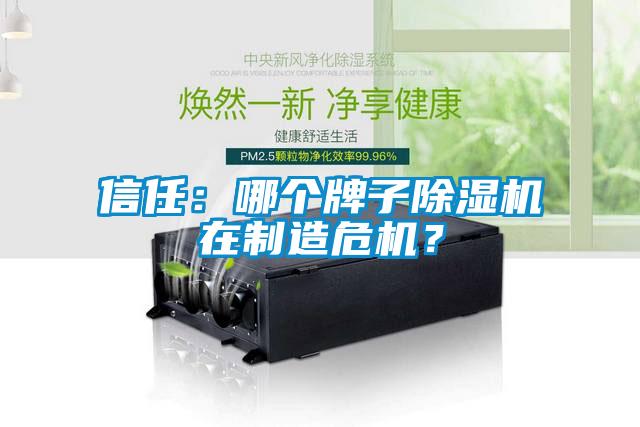 信任：哪個(gè)牌子除濕機(jī)在制造危機(jī)？