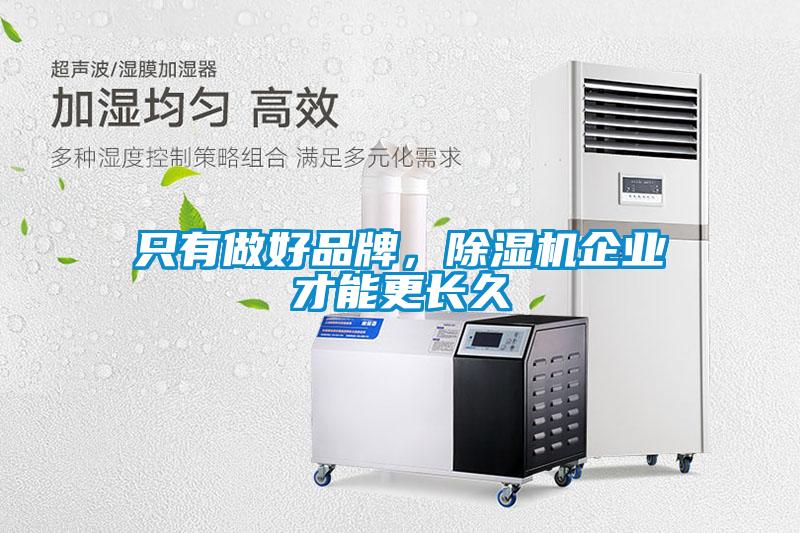 只有做好品牌，除濕機企業(yè)才能更長久