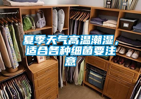 夏季天氣高溫潮濕，適合各種細(xì)菌要注意