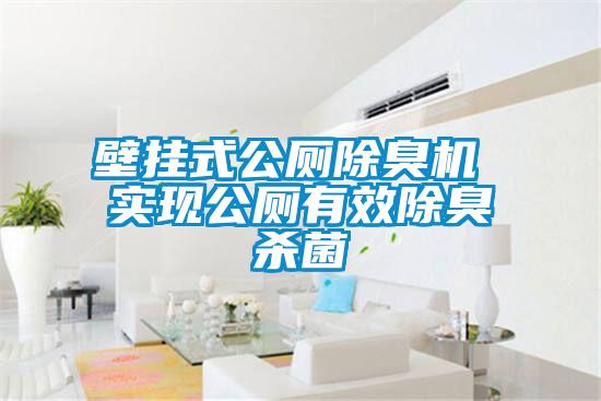 壁掛式公廁除臭機 實現(xiàn)公廁有效除臭殺菌