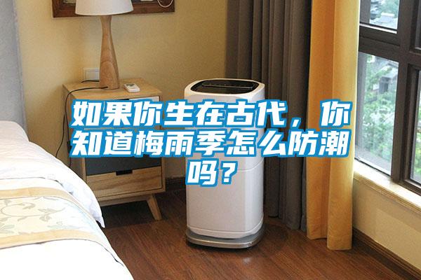 如果你生在古代，你知道梅雨季怎么防潮嗎？
