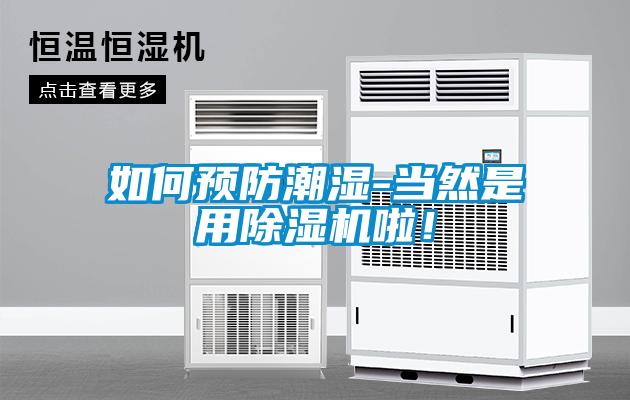 如何預防潮濕-當然是用除濕機啦！