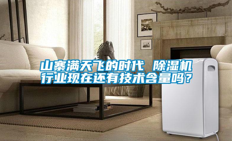 山寨滿天飛的時代 除濕機行業(yè)現(xiàn)在還有技術含量嗎？