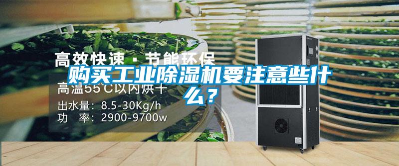 購買工業(yè)除濕機要注意些什么？