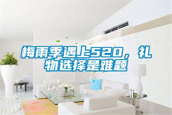 梅雨季遇上520，禮物選擇是難題