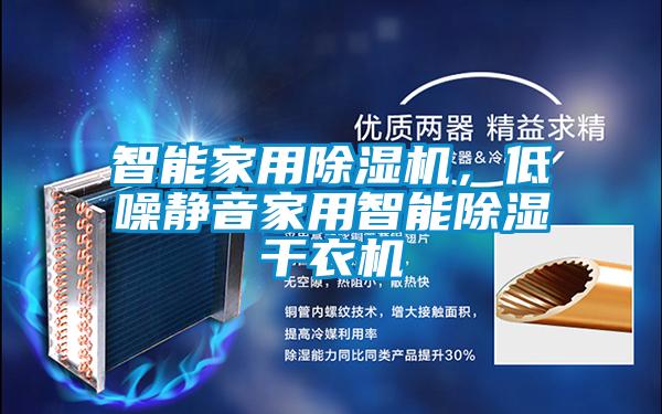 智能家用除濕機，低噪靜音家用智能除濕干衣機