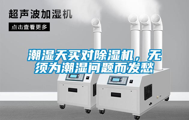 潮濕天買對除濕機(jī)，無須為潮濕問題而發(fā)愁