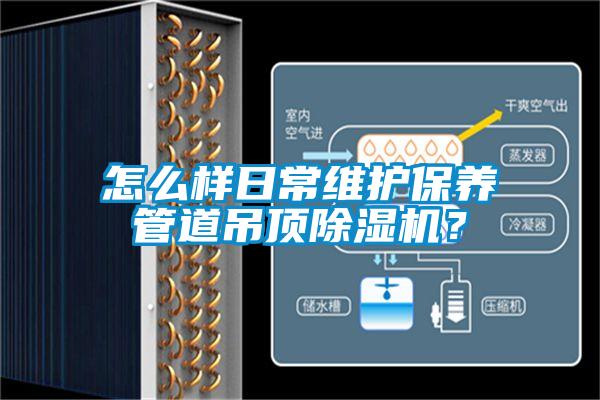 怎么樣日常維護(hù)保養(yǎng)管道吊頂除濕機(jī)？