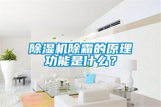 除濕機(jī)除霜的原理功能是什么？