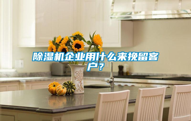 除濕機(jī)企業(yè)用什么來(lái)挽留客戶？