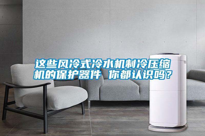 這些風(fēng)冷式冷水機制冷壓縮機的保護器件 你都認識嗎？