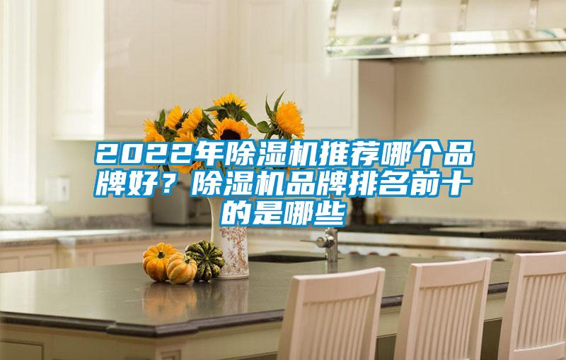 2022年除濕機推薦哪個品牌好？除濕機品牌排名前十的是哪些