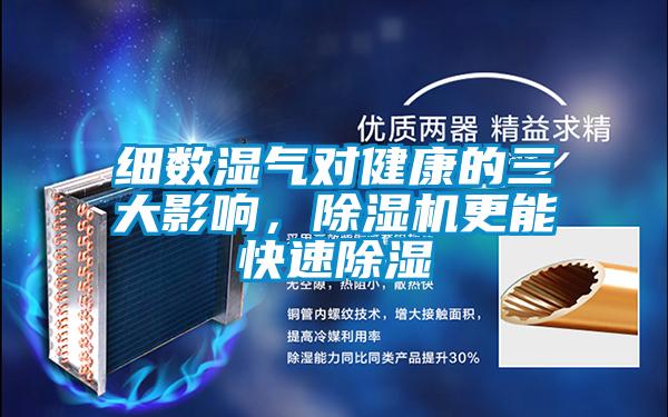 細(xì)數(shù)濕氣對(duì)健康的三大影響，除濕機(jī)更能快速除濕