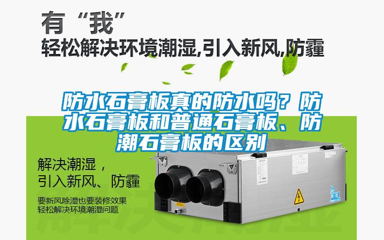 防水石膏板真的防水嗎？防水石膏板和普通石膏板、防潮石膏板的區(qū)別