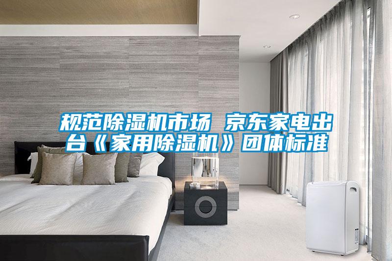規(guī)范除濕機(jī)市場 京東家電出臺(tái)《家用除濕機(jī)》團(tuán)體標(biāo)準(zhǔn)