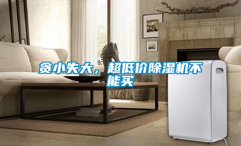 貪小失大，超低價(jià)除濕機(jī)不能買