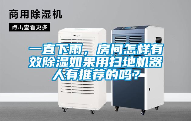 一直下雨，房間怎樣有效除濕如果用掃地機器人有推薦的嗎？