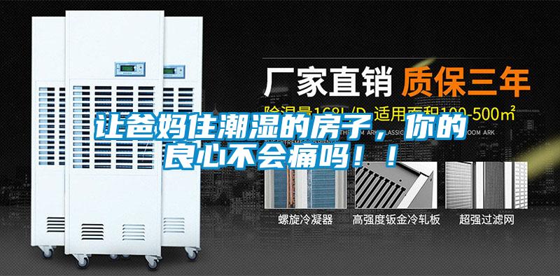 讓爸媽住潮濕的房子，你的良心不會痛嗎??！