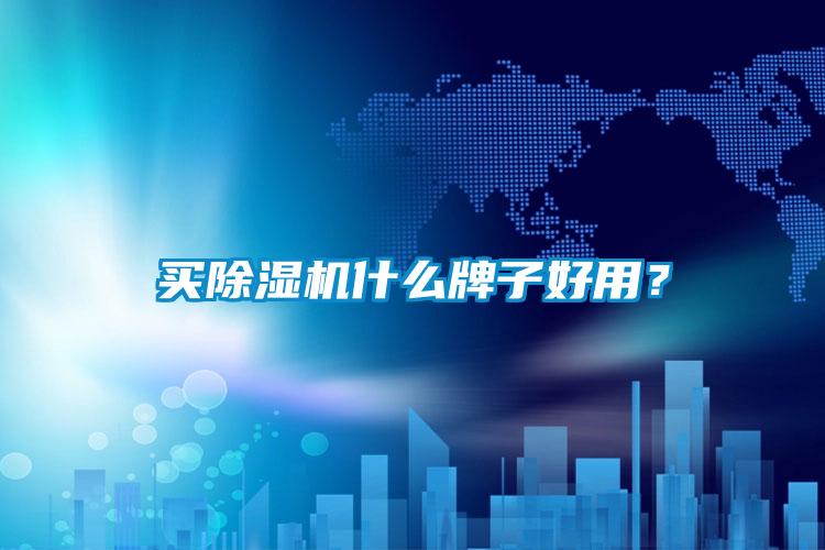 買除濕機什么牌子好用？