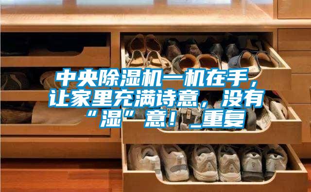中央除濕機(jī)一機(jī)在手，讓家里充滿詩(shī)意，沒(méi)有“濕”意！_重復(fù)