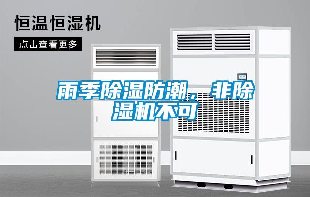 雨季除濕防潮，非除濕機(jī)不可