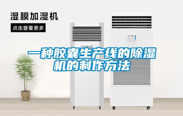 一種膠囊生產(chǎn)線的除濕機(jī)的制作方法