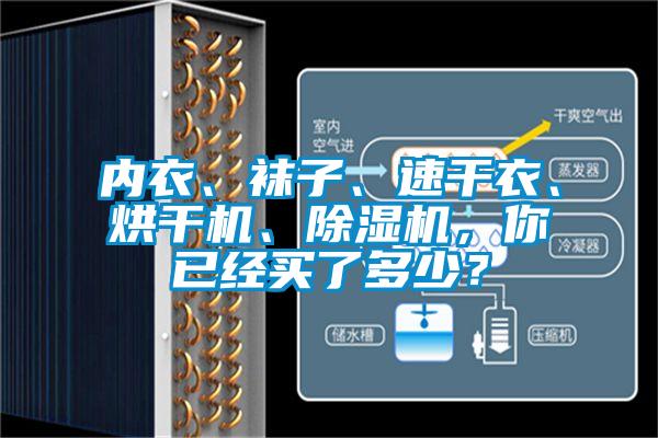 內(nèi)衣、襪子、速干衣、烘干機(jī)、除濕機(jī)，你已經(jīng)買了多少？