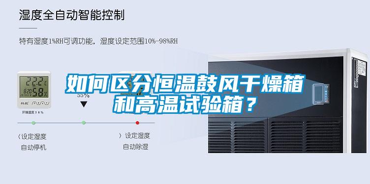 如何區(qū)分恒溫鼓風干燥箱和高溫試驗箱？