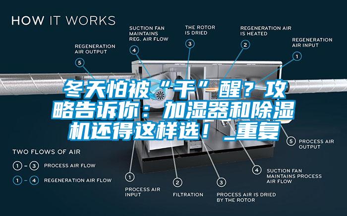 冬天怕被“干”醒？攻略告訴你：加濕器和除濕機還得這樣選！_重復(fù)