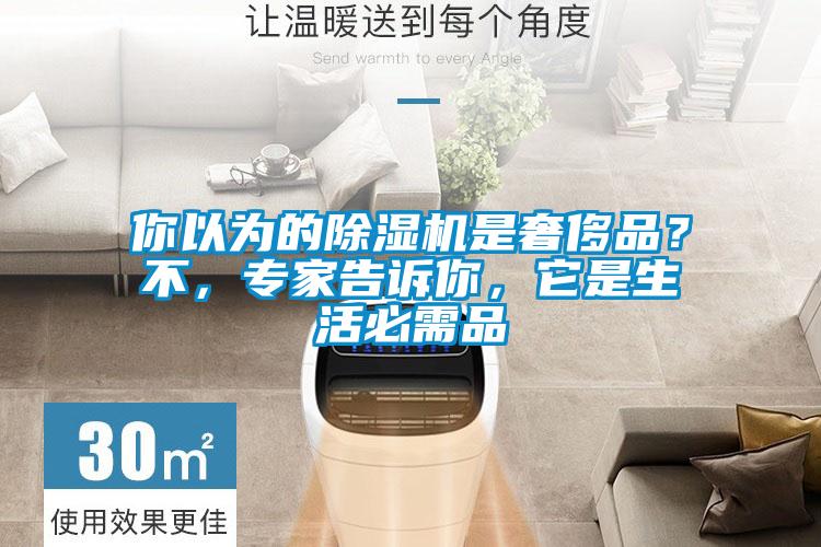 你以為的除濕機(jī)是奢侈品？不，專(zhuān)家告訴你，它是生活必需品