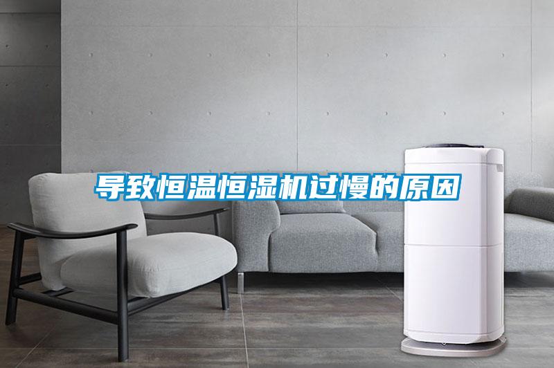 導(dǎo)致恒溫恒濕機過慢的原因