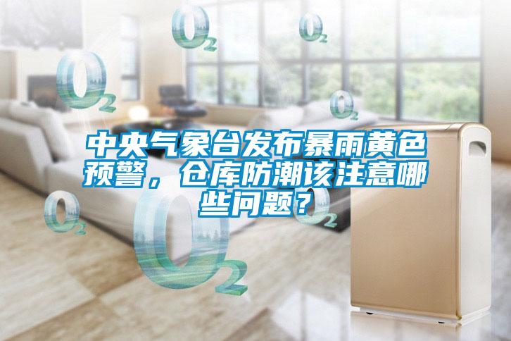 中央氣象臺發(fā)布暴雨黃色預警，倉庫防潮該注意哪些問題？