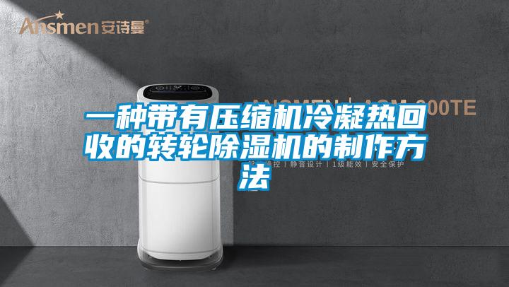 一種帶有壓縮機冷凝熱回收的轉(zhuǎn)輪除濕機的制作方法