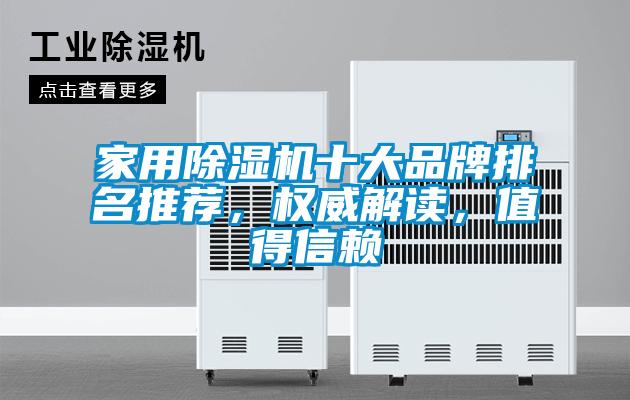 家用除濕機(jī)十大品牌排名推薦，權(quán)威解讀，值得信賴