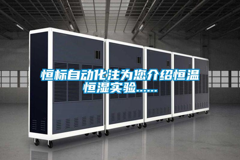 恒標(biāo)自動化注為您介紹恒溫恒濕實(shí)驗(yàn)......