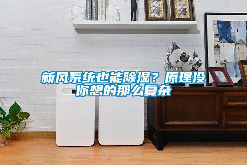 新風(fēng)系統(tǒng)也能除濕？原理沒(méi)你想的那么復(fù)雜