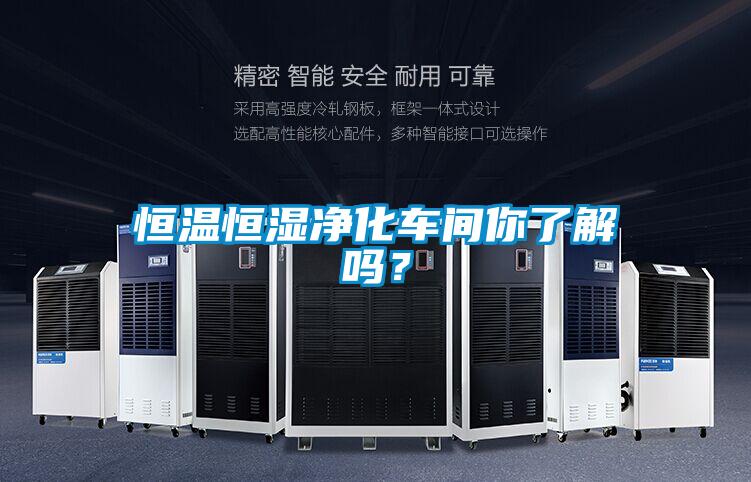 恒溫恒濕凈化車間你了解嗎？