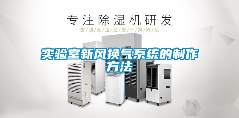 實驗室新風換氣系統(tǒng)的制作方法