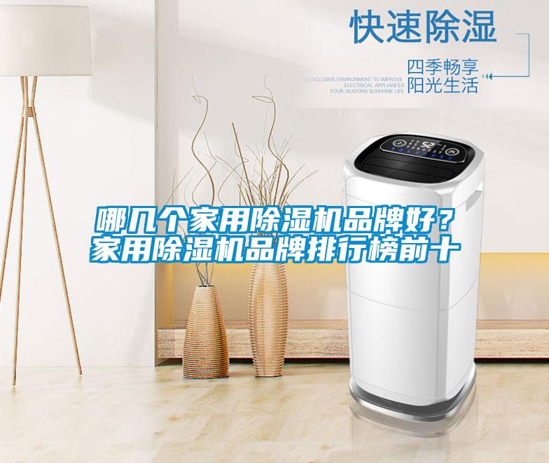 哪幾個家用除濕機品牌好？家用除濕機品牌排行榜前十