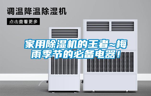 家用除濕機的王者~梅雨季節(jié)的必備電器！