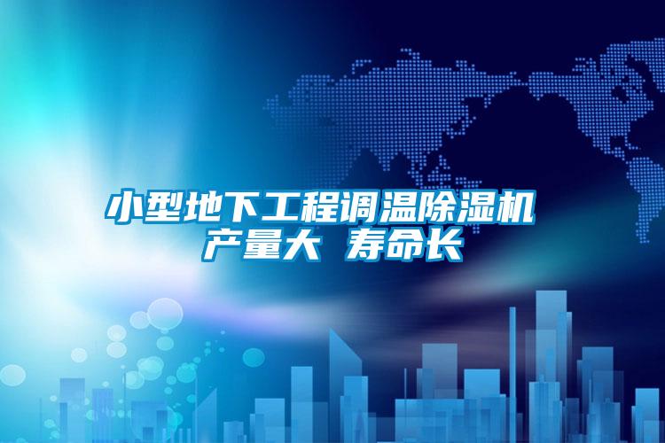 小型地下工程調(diào)溫除濕機 產(chǎn)量大 壽命長