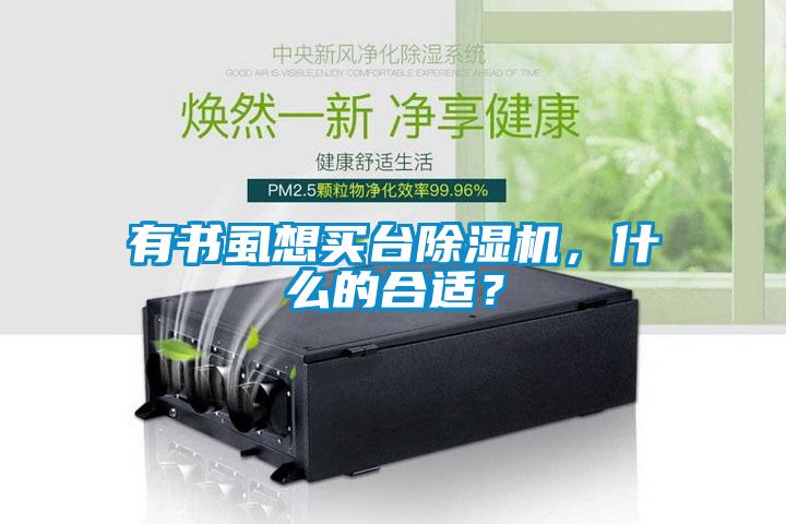 有書虱想買臺除濕機(jī)，什么的合適？