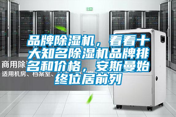 品牌除濕機，看看十大知名除濕機品牌排名和價格，安斯曼始終位居前列